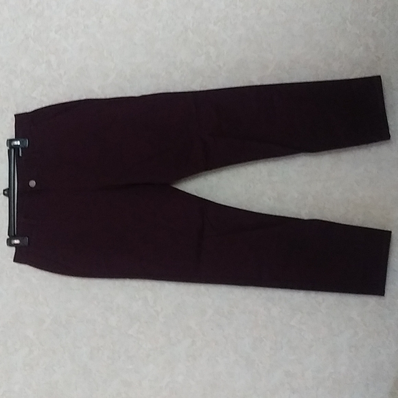 Bonobos flat front pants, plum, size 32/32 - Picture 1 of 6